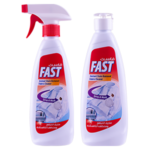   Fast instant stain removal fabric cleaner