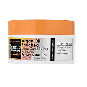   Kamena Hair Pro Argan Oil Enriched Deep Conditioning Hair Mask - 300 ml Jar