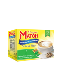   Sugar Match 75 Sachets